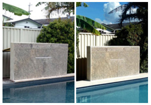 Water Feature and Coping Repair